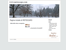 Tablet Screenshot of meteocapo.com